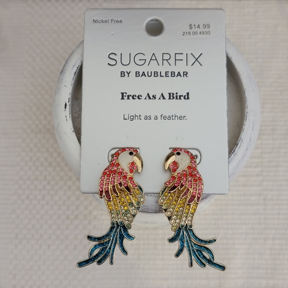 Parrot Dangles - Sugarfix by BaubleBar - Picture 2 of 4